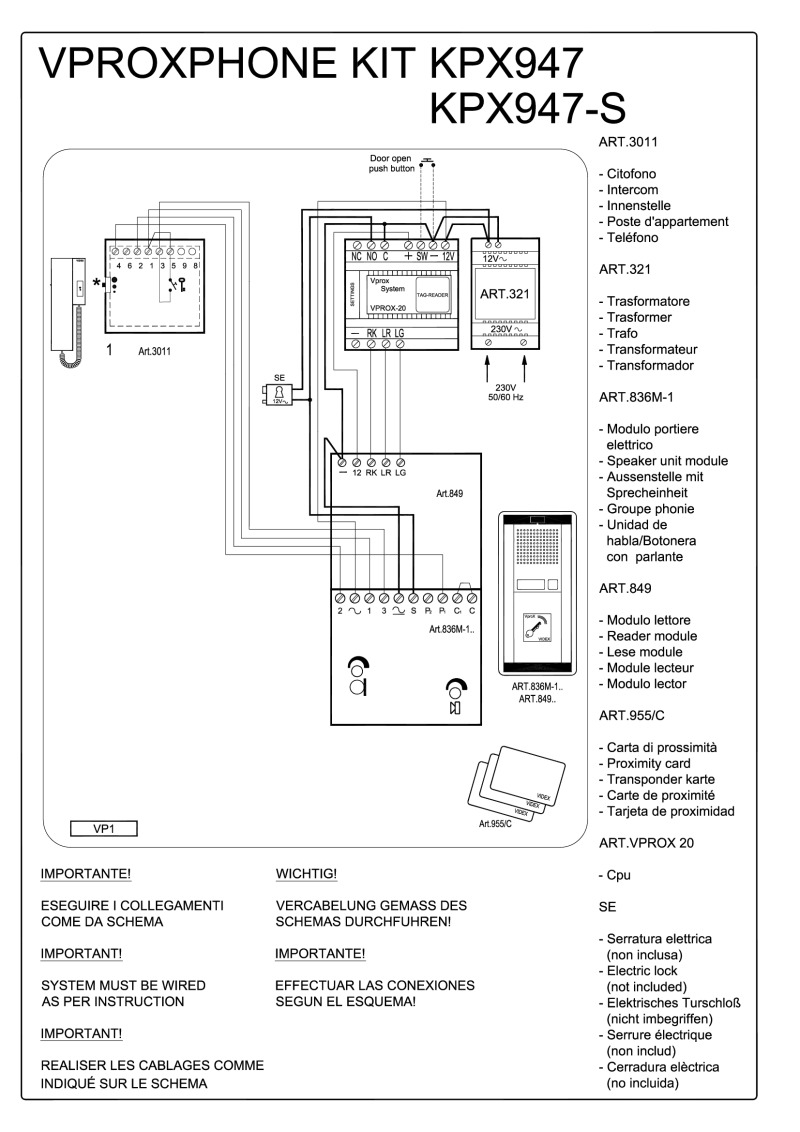 Wiring Diagram For Videx Intercom - HENWRITHINGS